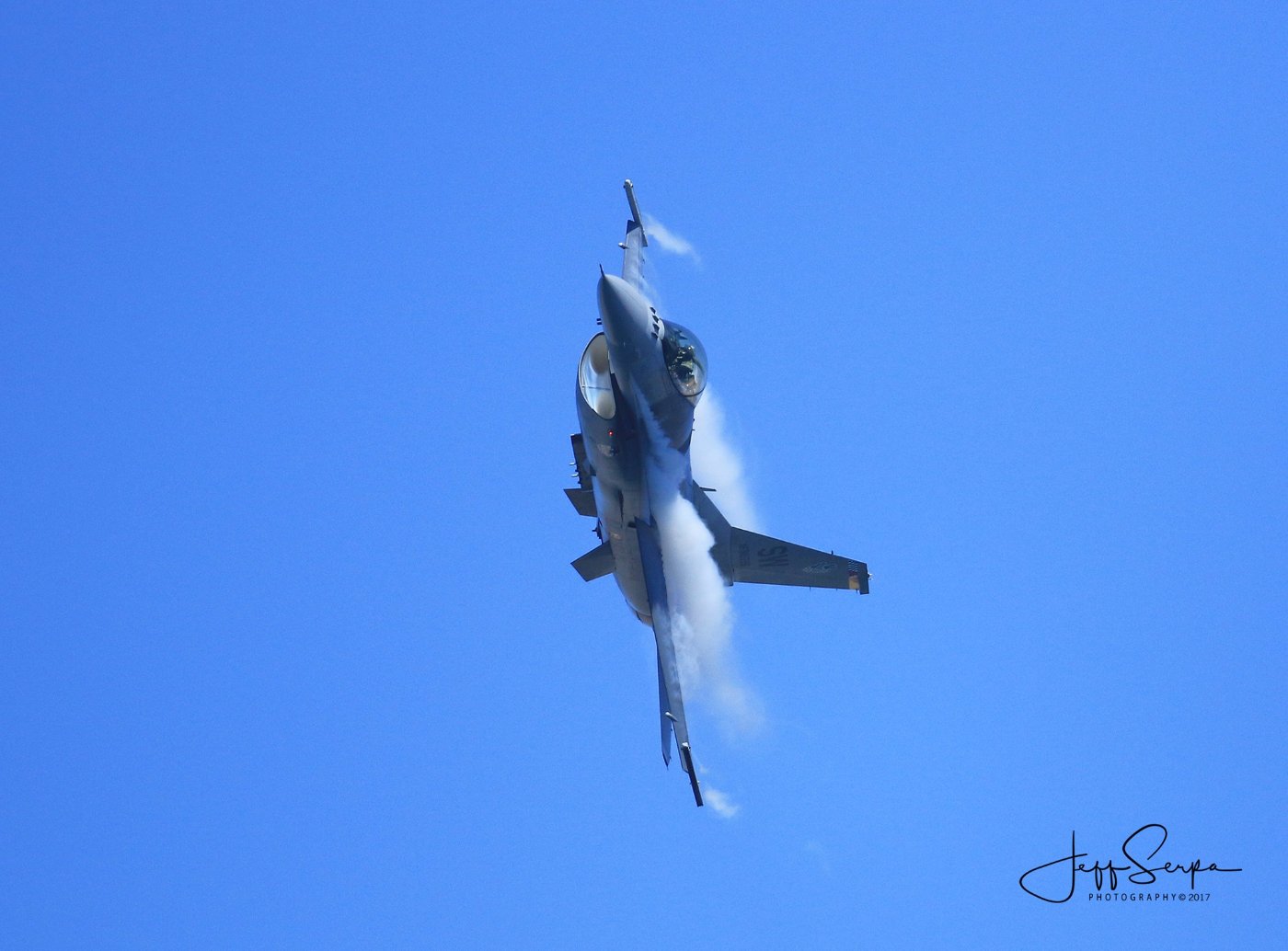 The F16 Viper Demo during the Huntington Beach Airshow