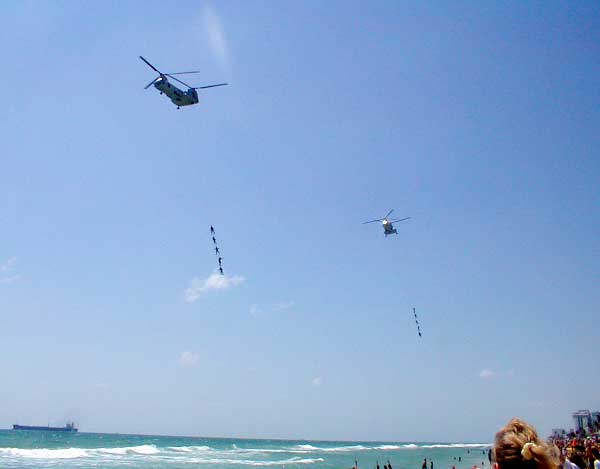 CH47 during the MAGTF.