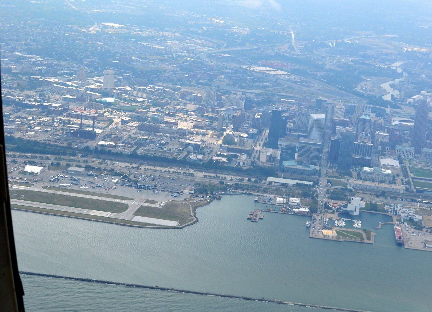 Burke Lakefront airport.  Home of the Cleveland National Air Show.