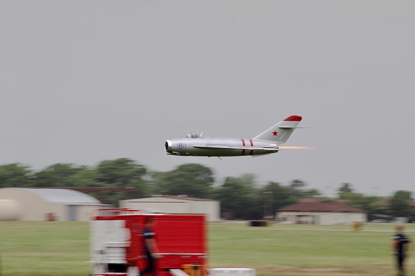 Randy W. Balls MiG-17 during AirPower over Hampton Roads